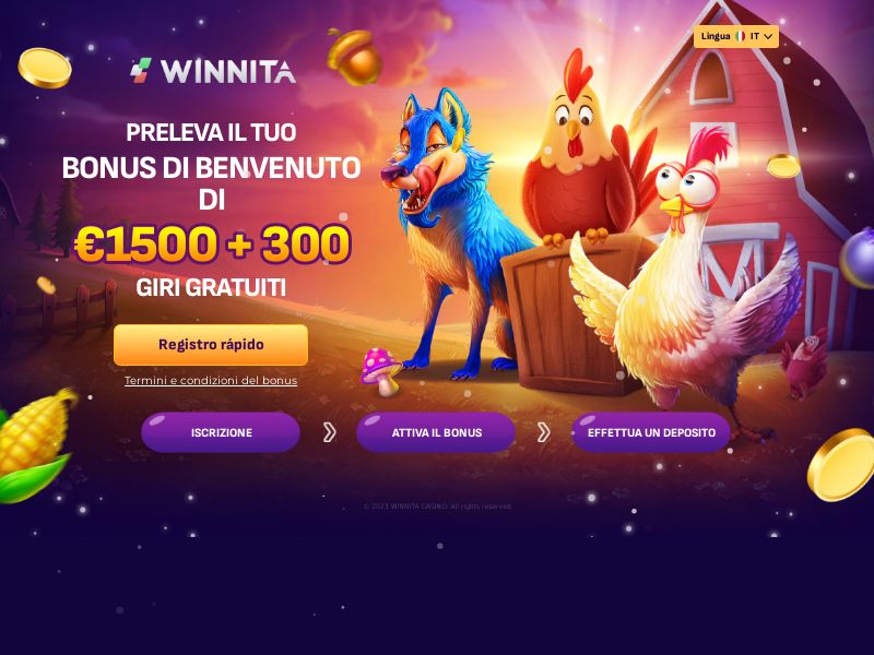 Scopri il Mondo di Winnita Casino Giochi, Bonus e Divertimento Infinito